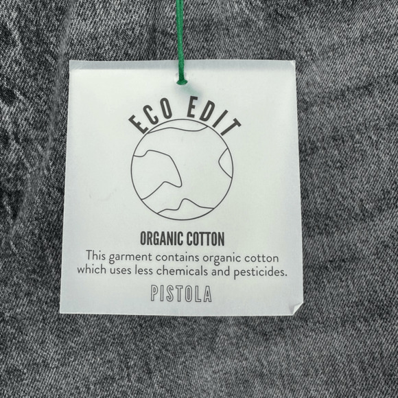 Pistola Kate High Rise Slim Straight Jeans Whittier Wash Size 33 Organic Cotton - Picture 9 of 14